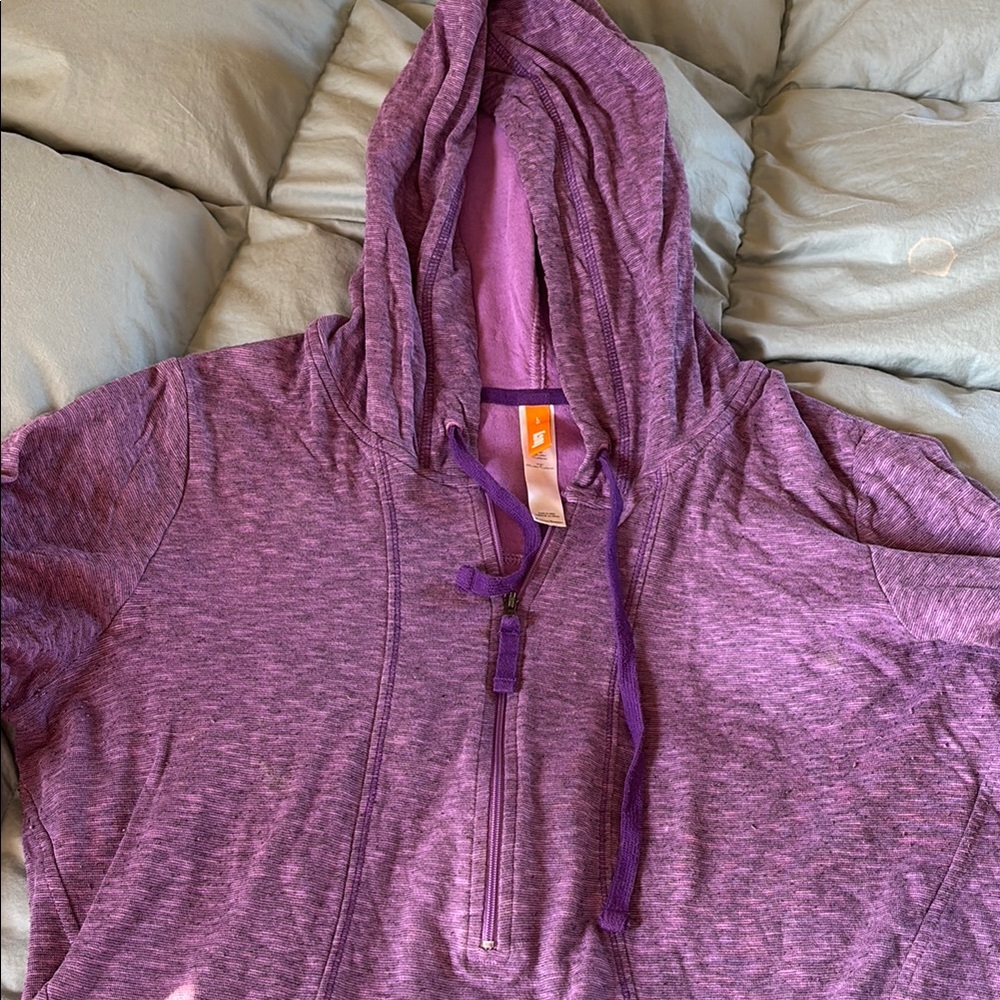 Lucy Purple Hooded Sweatshirt